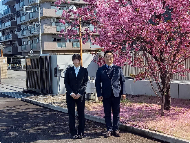 入社式